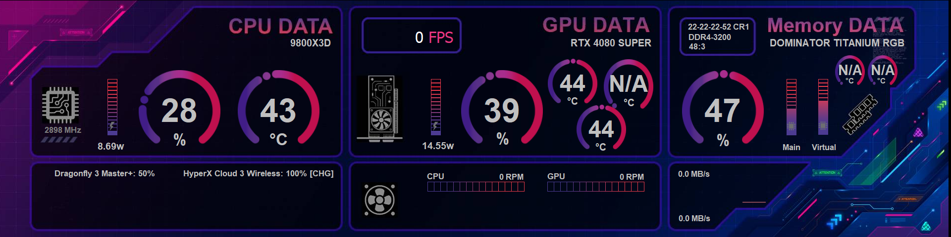 AIDA64 Helper and SensorPanel battery display